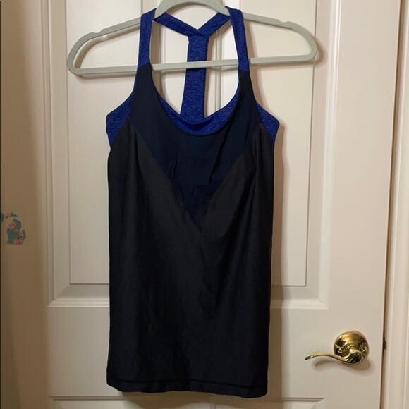 Under Armour studio lux tank black & blue S - Picture 2 of 6